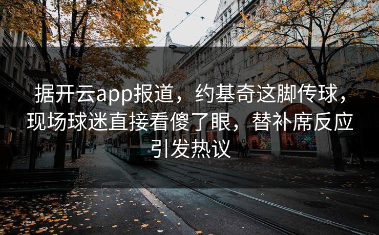 据开云app报道,约基奇这脚传球,现场球迷直接看傻了眼,替补席反应引发热议